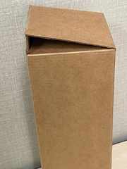 Set of 25 10x4x4 inch Kraft Reverse Tuck Corrugated Folding Gift Boxes Cardboard