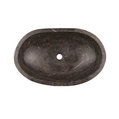 New Thera Blue Limestone Vessel Bathroom Sink - Signature Hardware