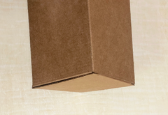 Set of 25 10x4x4 inch Kraft Reverse Tuck Corrugated Folding Gift Boxes Cardboard