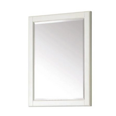 Nouveau Miroir de courtoisie Hamilton blanc français de 24 po