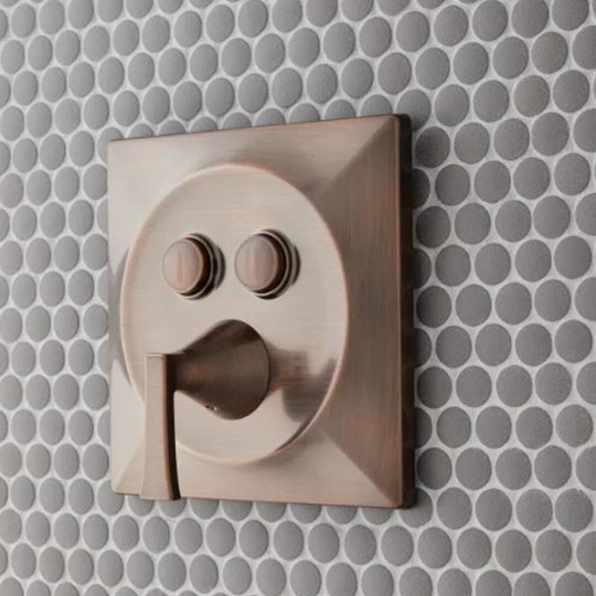 New Oil Rubbed Bronze Vilamonte Simple Select 2-Way Pressure Balance Shower Trim