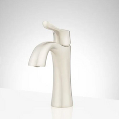 New Brushed Nickel Province-Town Single Hole Bathroom Faucet by Signature Hardware