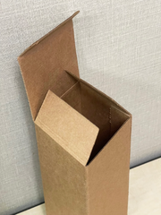 Set of 25 10x4x4 inch Kraft Reverse Tuck Corrugated Folding Gift Boxes Cardboard